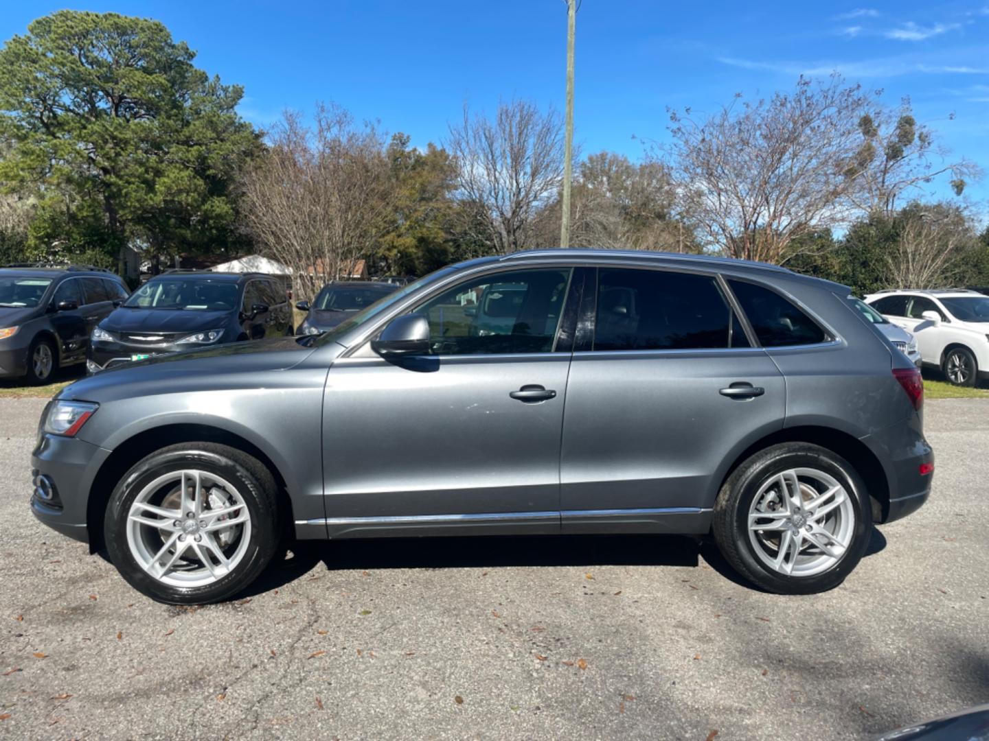 2013 GRAY AUDI Q5 PREMIUM PLUS (WA1LFAFP1DA) with an 2.0L engine, Automatic transmission, located at 5103 Dorchester Rd., Charleston, SC, 29418-5607, (843) 767-1122, 36.245171, -115.228050 - Photo#3